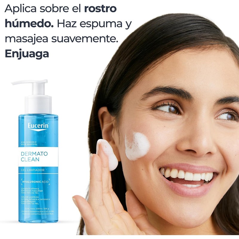 Eucerin Dermatoclean Gel Limpiador Facial 200Ml
