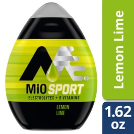 MiO Sport Electrolytes Lemon Lime Naturally Flavored Liquid Water Enhancer 12 Count 1.62 fl oz