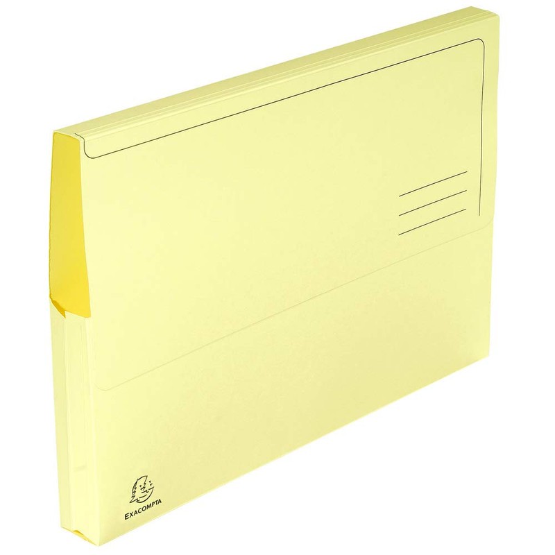 Exacompta 47970E Super DIN A4 Folder Made from Sturdy Manila