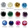 Tiny Small Size Round Brilliant CZ Gemstone Synthetic 1.0-3.0mm Cubic