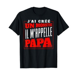 He calls me Papa Humour and Father's Day Gift Idea Funny T-Shirt