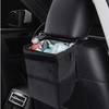 QIUPFGUT Car Rubbish Bin, Car Bin with Lid, Car Waste