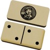 Azeeda 'Funny Girl Selfie Face' Domino Set & Box (DM00044095)