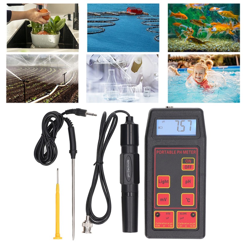 Water Tester 4 Digit Large Screen Accurate Measurement Automatic Calibration