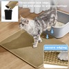 HCY&WLD 2-Pack Cat Litter Mat, Double Layer Honeycomb Waterproof Urine