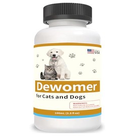lvermect for Dogs to All Woms, Tapewoms, Hookwoms, Lungwoms, Pinwoms, Roundwoms, Broad Spectrum Digestive Cleanser Treatment Liquid in Cats and Dogs, 120 ml