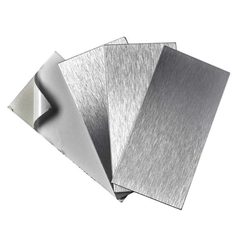 Art3d 100-Pieces Peel and Stick Tile Kitchen Backsplash Metal Wall