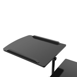 GOSHET Tattoo Portable Desk Table, 27.56 lbs Load Adjustable Foldable Large Mobile Rolling Tattoo Work Station Stand ArmRest Art Craft for Home, Tattoo Studio, Beauty Salon, Medical Shop