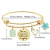 10th Birthday Gifts for Girls Charm Gold Birthday Bracelets Inspirational