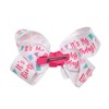 NOVIIML s' Grosgrain Hair Bow with Knot Wrap Center on