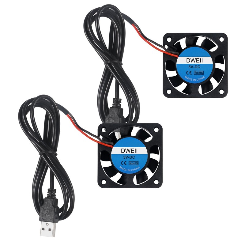4 Pack USB Brushless Cooling Fan 40mm High Performance DC