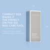 SEACRET Minerals Professional Nail Buffing Block, 3 Ways Buffing Block