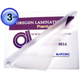Best-Lam Heat Activated Laminating Pouches 3 Mil 18” x 24” [pk of 100] 457mm x 610mm x 75 microns Thick Map Size, Clear