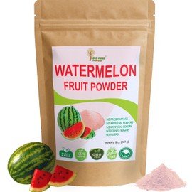 Indus Farms 100% Natural Watermelon Fruit Powder, 8 oz, Pre-Workout & Post-Workout Supplement, Non-GMO, Vegan