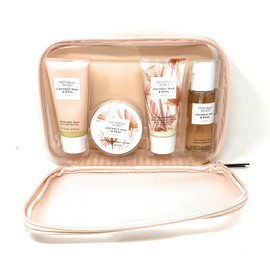 Victoria's Secret Coconut Milk & Rose Travel Set: Body Wash, Scrub, Lotion, Mist