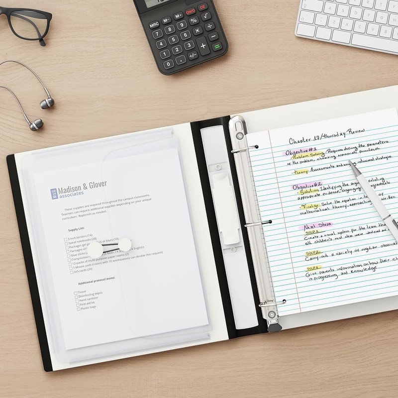 Staples 1 1/2-inch 3-Ring Better Binder, White, 3/Pack (ST55856-CCVS)