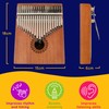 A-Star 21 Key Kalimba Thumb Piano with Mahogany Body -