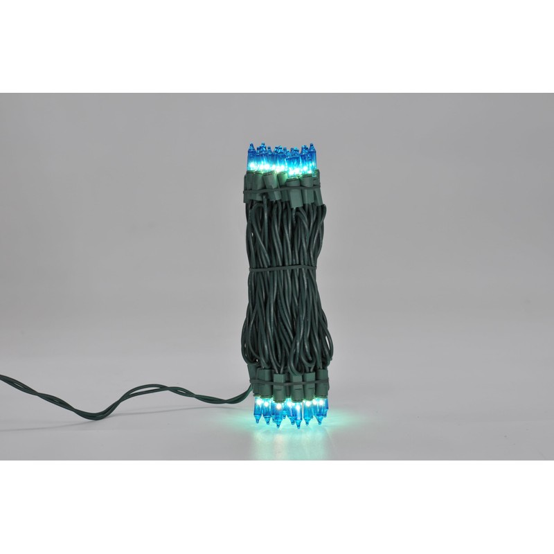 Brite Star 100 Count Mini String Christmas Lights, Blue -
