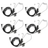 2.5mm Acoustic Tube Earpiece Single Pin PTT Button Walkie Talkie