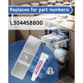 Zorqon 2Pack Granite Counter Dishwasher Mounting Bracket, Replace for L304458800, Undercounter Dishwasher Bracket Compatible with Most Brand Dishwashers, Dishwasher Mounting Brackets