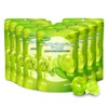 Peelable Gummy Candy Intense Green Grape Fruit Chewy Gummy Snack