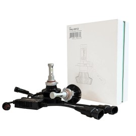 OZ-USA 9012 LED Headlight Bulb Conversion Kit Fanless Single Beam 4000LM White 6500K