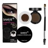 Saniye Sombra y Gel Pomada Para Cejas Cepillo Incluido Long