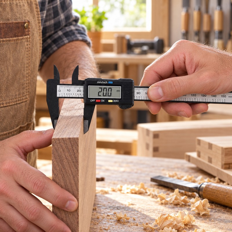 100mm-150mm Digital Caliper – Electronic Carbon Fiber Vernier Caliper with