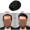 Prótesis Capilar Hombres Tupé(30mm Wave,22R_110%_FREE_8X10)