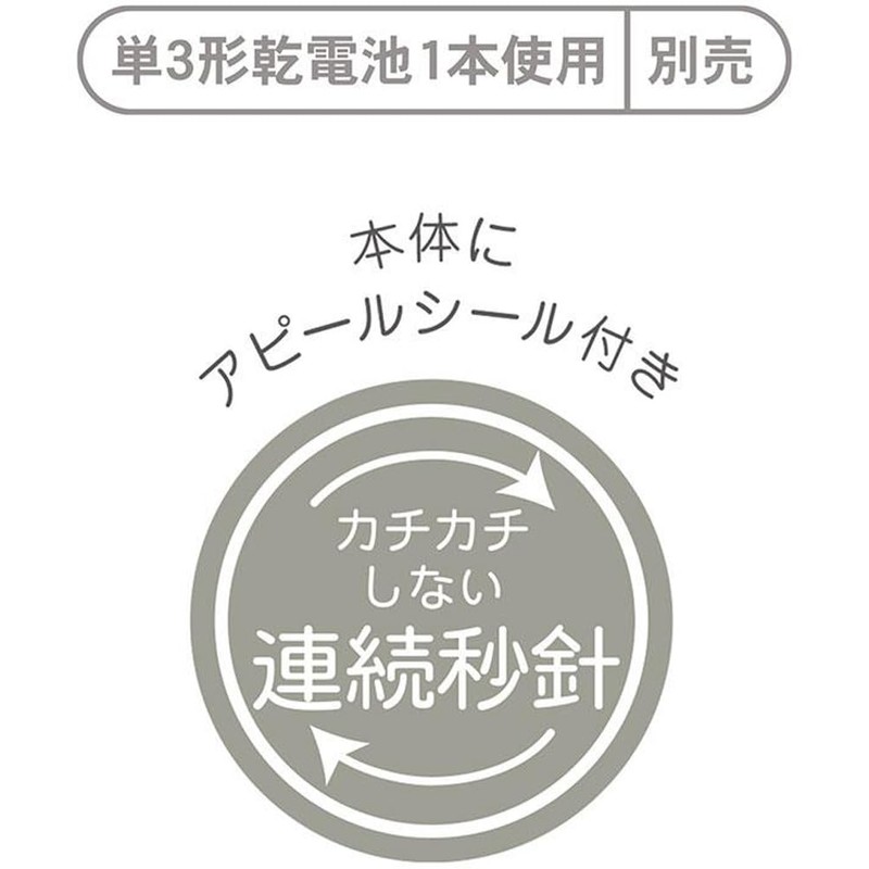 Tees Factory MO-5520472BE Moomin Icon Wall Clock Beige φ12.0 x