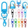 Mini carabiner key ring, small key rings, pack of 30