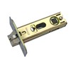 Qrity 60mm Tubular Latch, Forked Mortice Latch, Mute Door Sprung