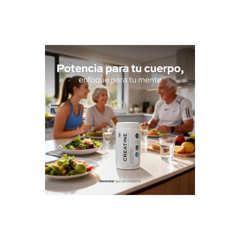 B Life Creatina Monohidratada Micronizada en Polvo de Alta Pureza