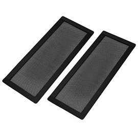 Vent Covers for Home Floor, 2 Pack Upgrade Strong Magnetic 4 x 10 Inch PVC Floor Register Cover, Air Vent Screen Trap for Wall Ceiling, AC Vent Mesh Screen, Debris Hair Filters