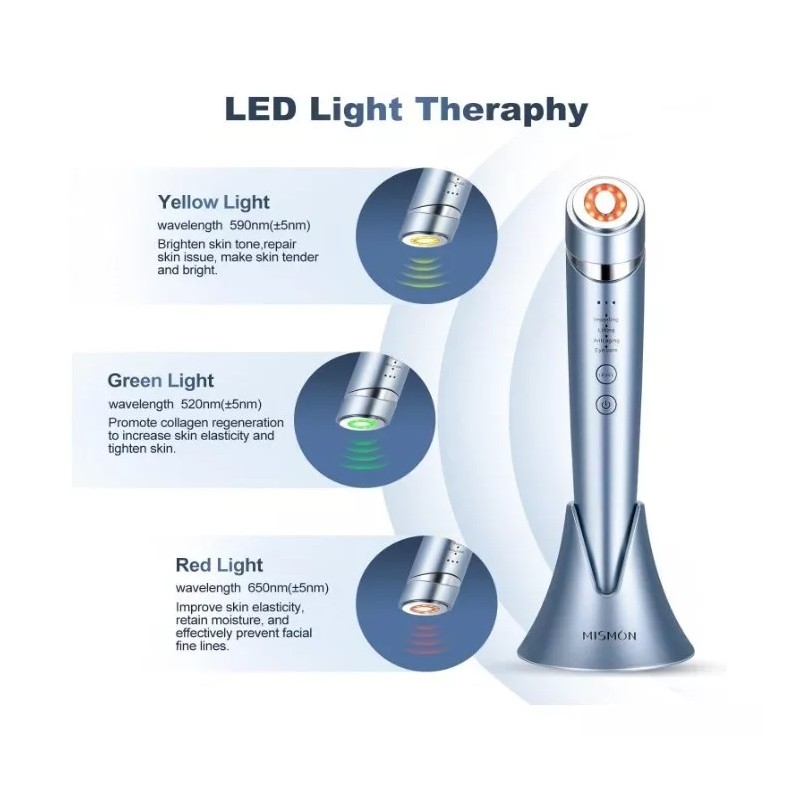 Mismon Radiofrecuencia Facial + Galvanica + Microcorriente Ems+ Led