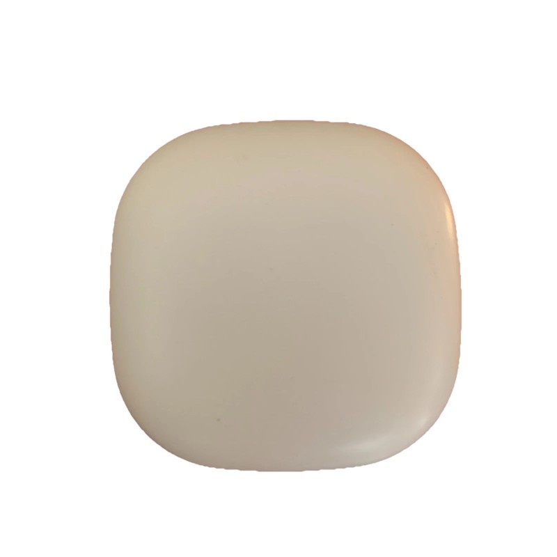 Mirror Rechargeable LED Square Compact Mirror (White). Natural light setting.