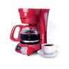 EUROSTAR ECM621R 4-Cup Coffeemaker, Red