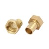 sourcingmap 3/4BSP Female Thread 19mm Hose Barb Brass Tubing Coupler
