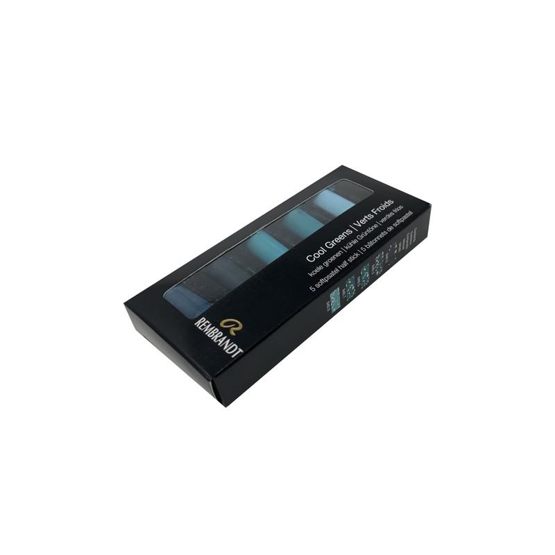 Rembrandt Professional Soft Pastel Set Cool Green | 5 Half