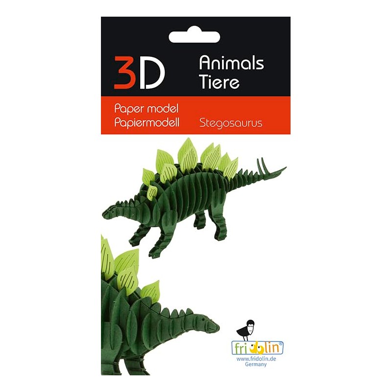 Fridolin 11798 3D Paper Model - Stegosaurus