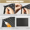 IWTTWY Tool Wall Perforated Metal Tool Holder Wall Garden Tool
