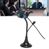 Jectse Web Camera, High Definition USB Streaming Webcam with LED