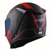 1STorm Motorcycle Full Face Helmet Skull King Matt Red+ One