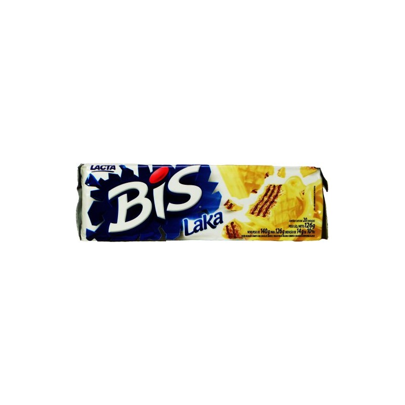 Bis Lacta Wafer Cookies (Chocolate Branco, 4 Pack)