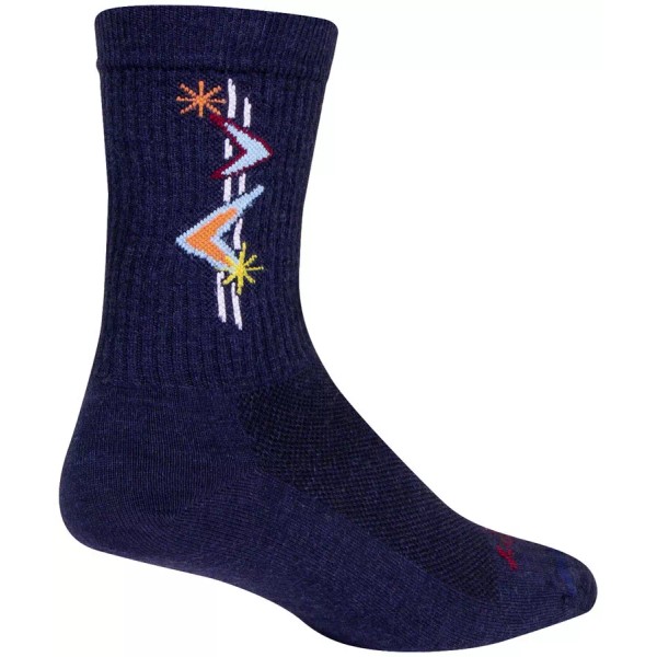 SockGuy Wool Jetson Socks - 6", Small/Medium