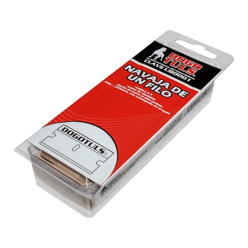 DOGOTULS UB0001 Navaja De 1 Filo Calibre 9 con 100