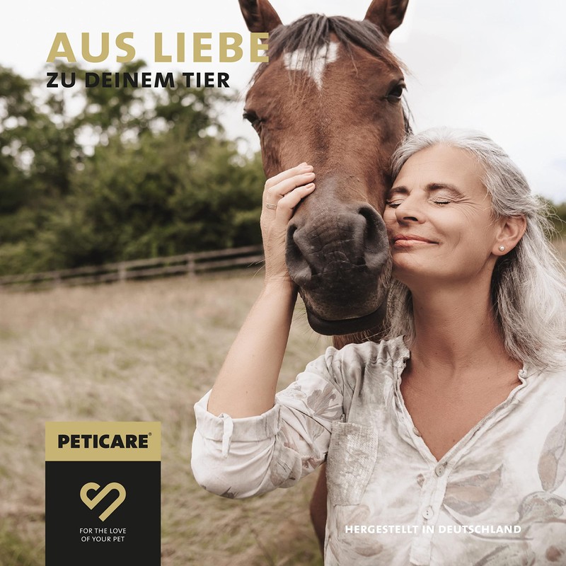 Peticare Anti-Parasite Horse Shampoo | Against Mites Fleas Fungi |