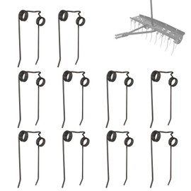 Dfnidy 43783 Dethatcher Tines Replacement, for Agri-Fab Dethatcher, Thatcher Spring Tines Width 4.5" x Height 2" x Length 8.1", Upgrade Outdoor Yard Tools Lawn Mower Attachments (10 PCS)