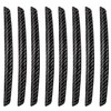 Pack of 8 Carbon Fibre Pattern Car Door Edge Stickers,