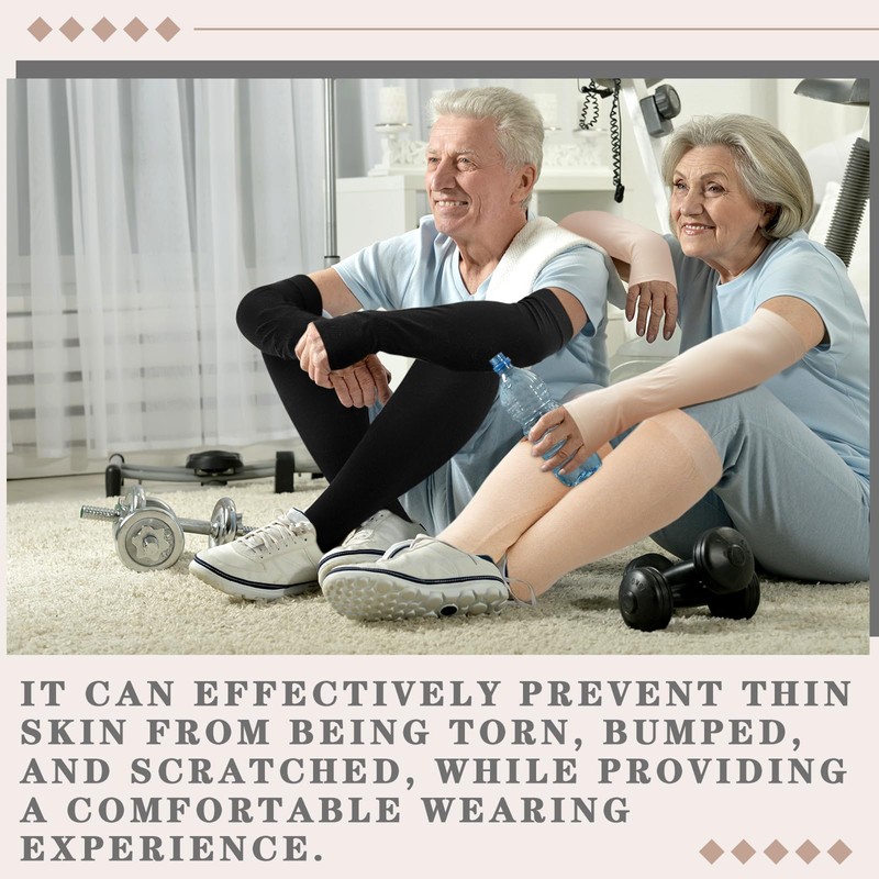 Zoooyawn 4 Pairs Elderly Leg and Arm Skin Protectors Leg